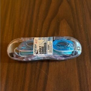 Cayman Swim Gear, Pro-Sport Series Blue Aquatic Goggles Adult Size NIB